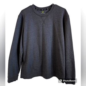 TEK GEAR FLEECE-LINED SWEATSHIRT SZ L GRAY